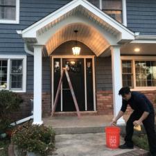 Siding and portico project suffolk